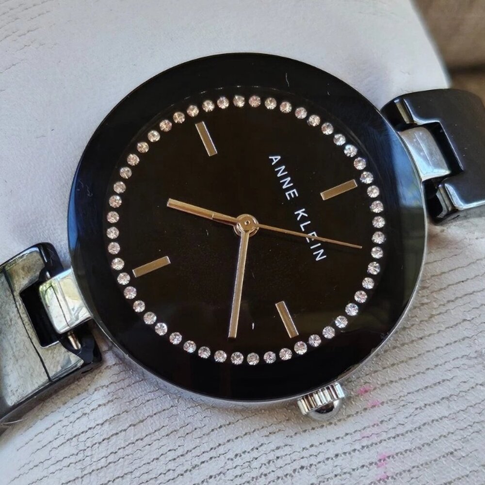 Anne Klein Women Wristwatch Crystals Accent Beautiful Wrist Watch Analog Quartz